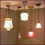 hanging antique lamps